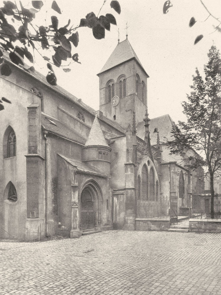 MOSELLE. Saint-Eucaire 1937 old vintage print picture